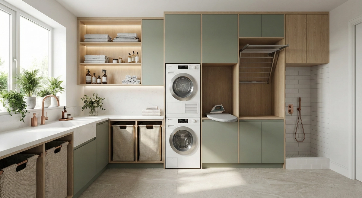Lavanderias de Luxo: Transformando a Área de Serviço em um Espaço de Design e Eficiência